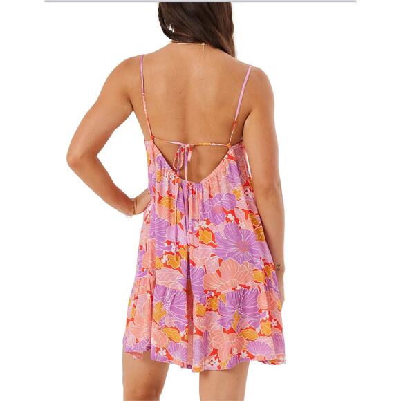 NWT Roxy Mini Dress, Summer Fling, Swim Cover Up, Beachy, Size‎ S - Picture 3 of 9